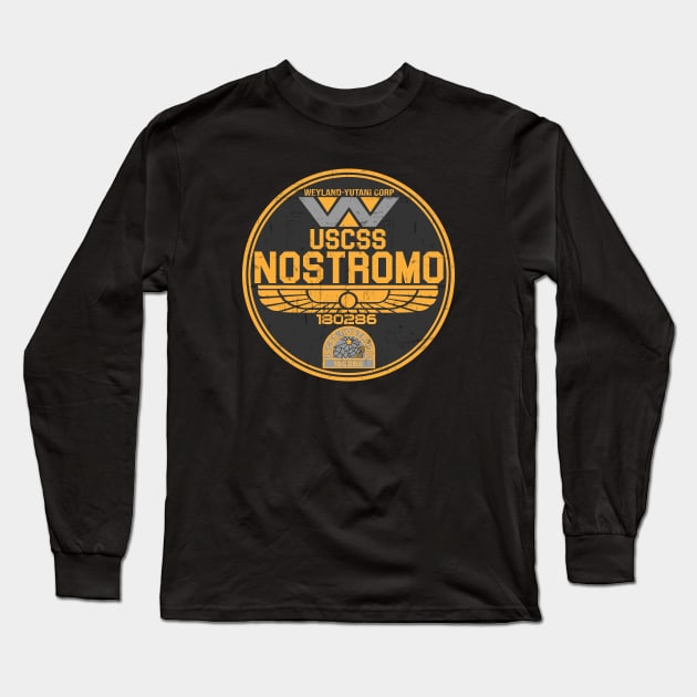 USCSS Nostromo 22 Long Sleeve T-Shirt by carloj1956